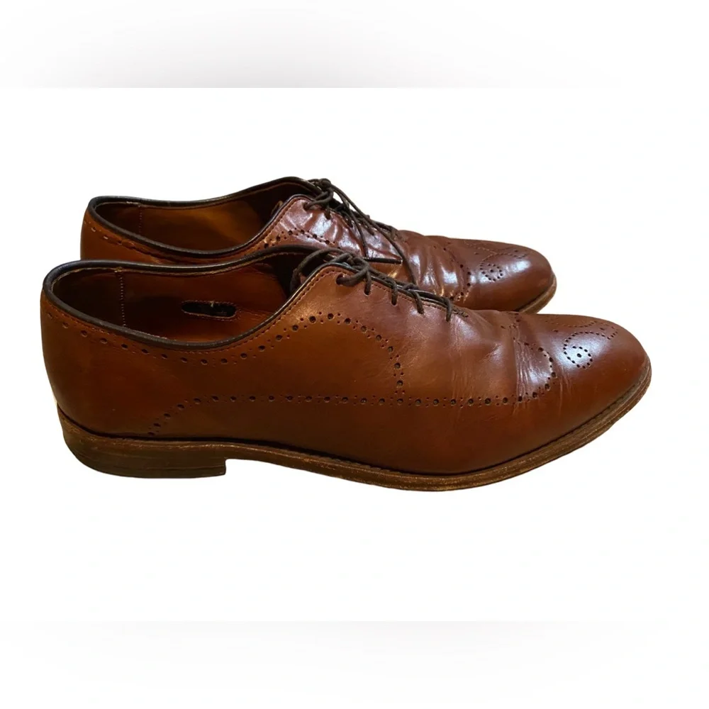 Allen Edmonds Fairfax Oxford Chestnut Brogue Mens Dress Shoes Size 11 D